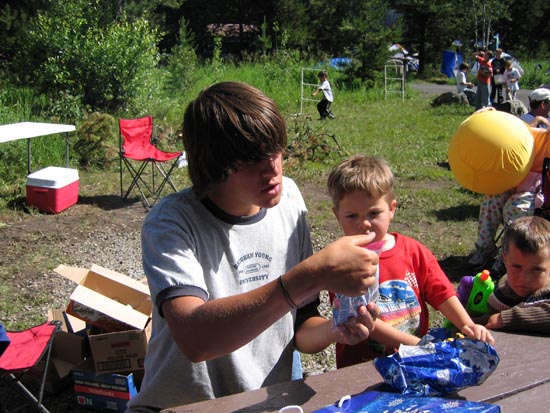 2006 family reunion in Yellowstone National Park